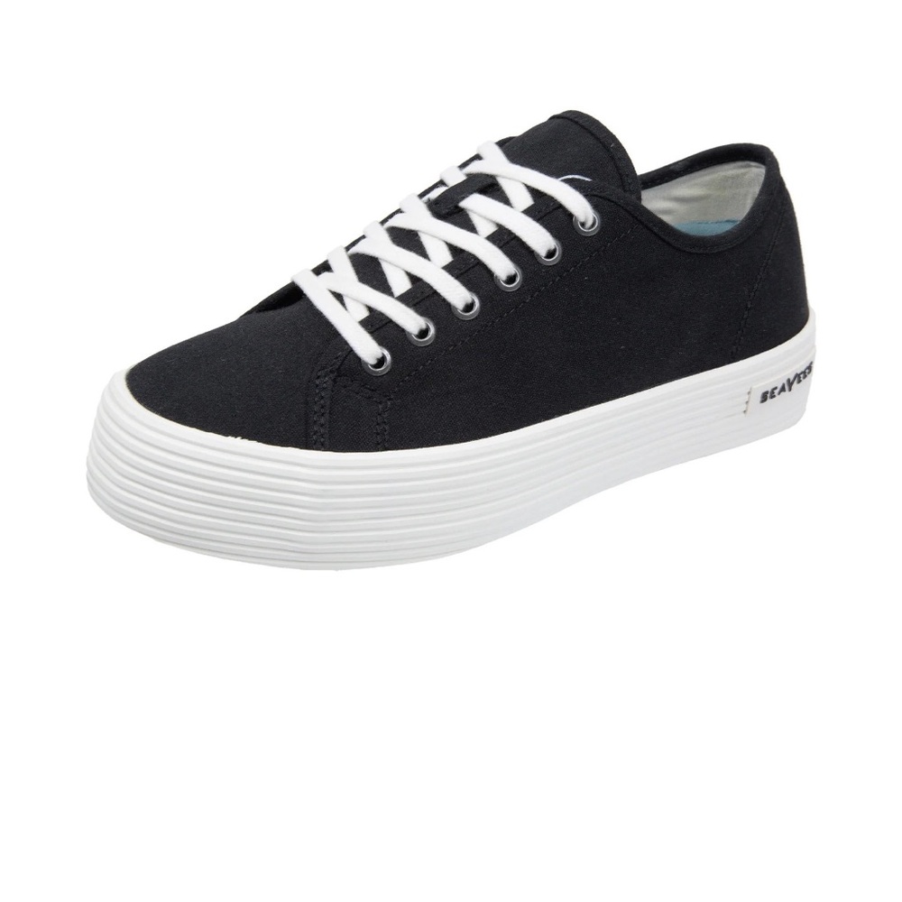 SEAVEES -Monterey Sneaker Platform in Black size 6 - Picture 4 of 12